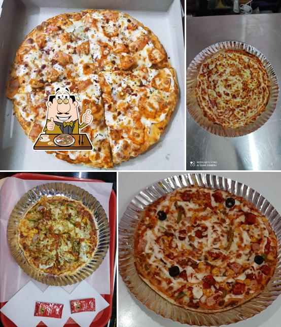 Order different kinds of pizza