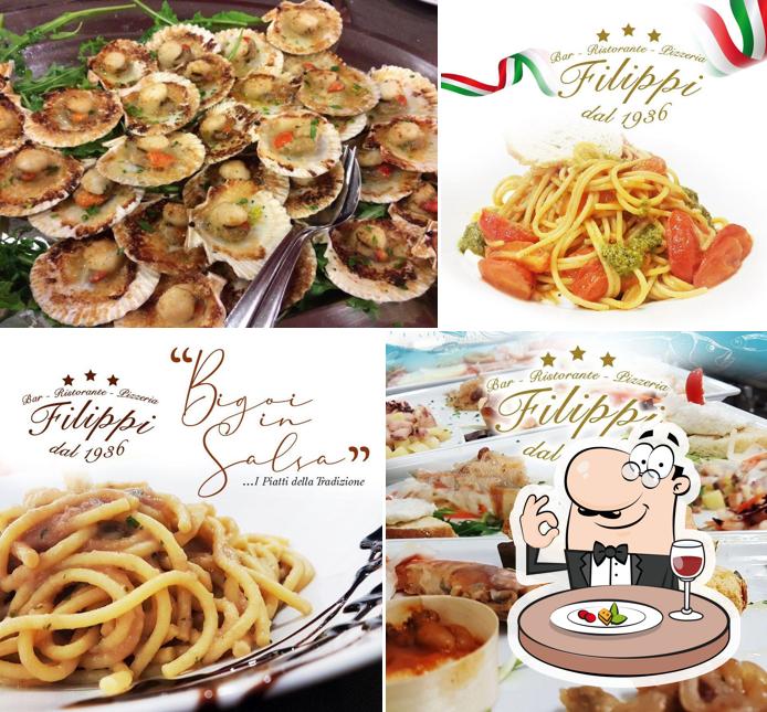 Platti al Pizzeria Ristorante Filippi dal 1936