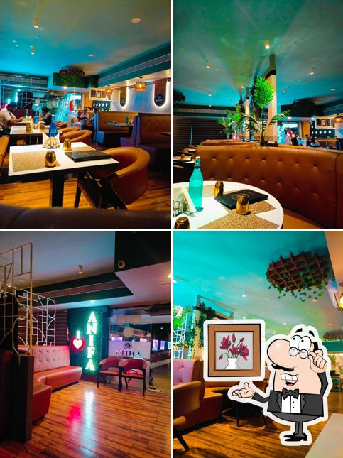The interior of ANIFA BIRIYANI SIVAGANGAI