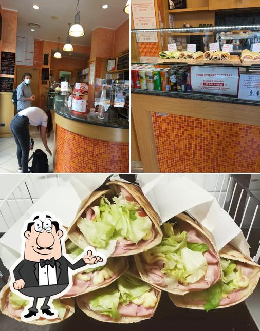 Questa è la foto che presenta la interni e cibo di Granpiadina