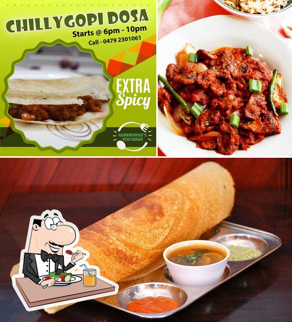 Meals at Harikrishnan's Vegetarian Restaurant