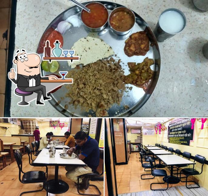 Shri Sundha Mateshwari Bhojnalay is distinguished by interior and food