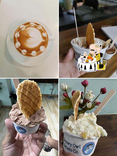 Food at Snowy Owl Gelato Co - Premium Italian Ice Creams