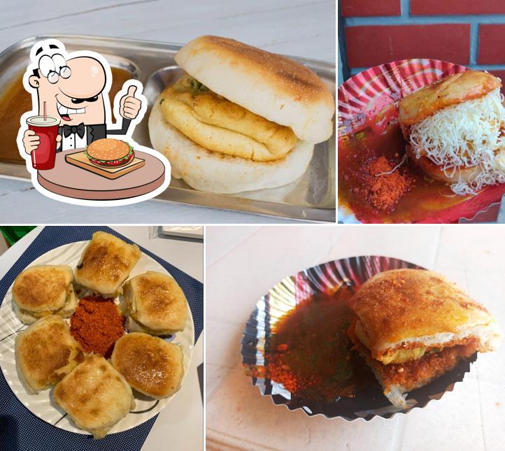 Get a burger at Tasty Vada Pav Centre