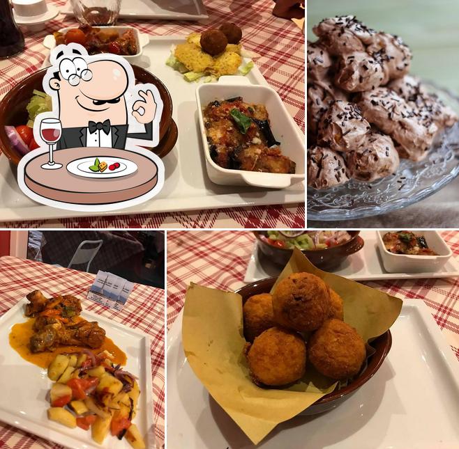 Cibo al Trattoria Dello Stretto