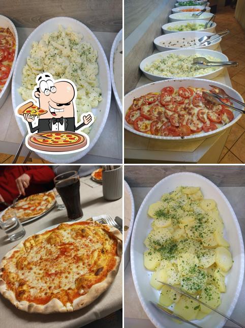 Prova una pizza a Trattoria Pizzeria Antica Bologna