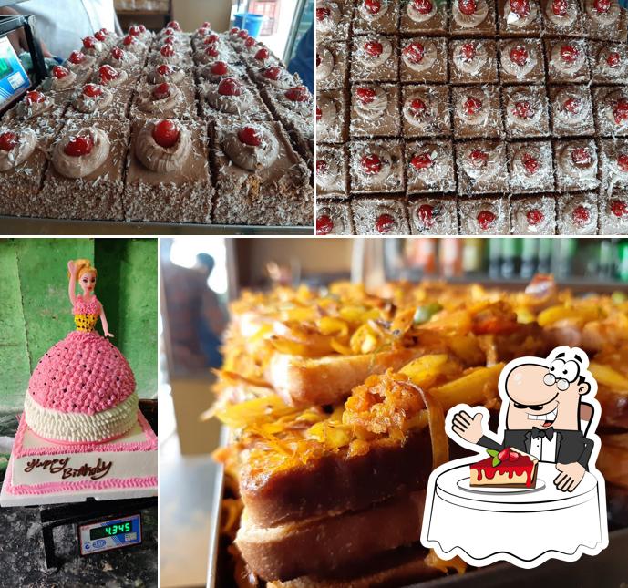 Shree Krishna Bakery serves a variety of sweet dishes