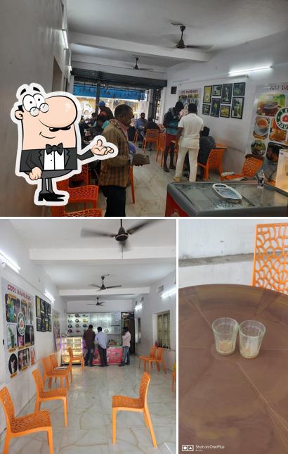 The interior of Tea house