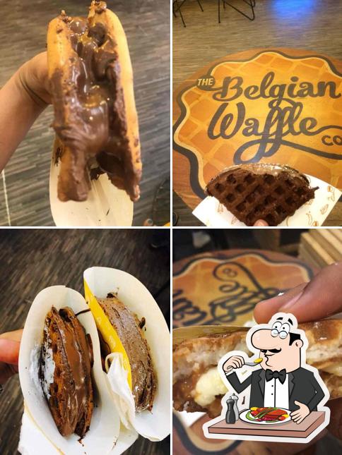 Food at The Belgian Waffle Co