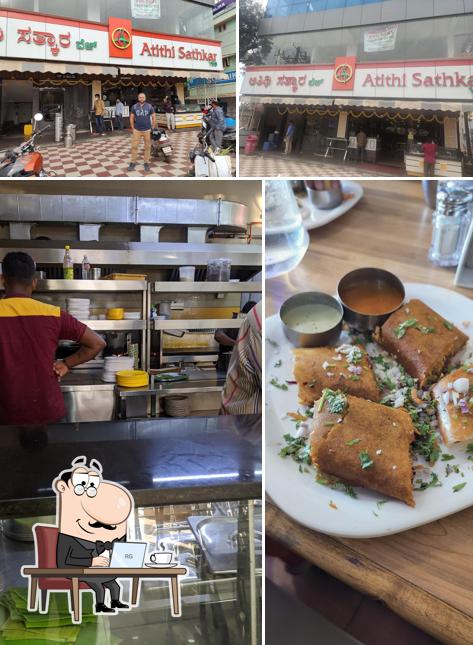 The interior of Atithi Sathkar