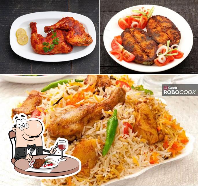 Pick meat dishes at Biryani Hub