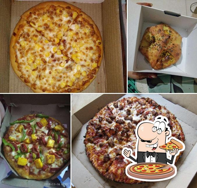 Try out different types of pizza