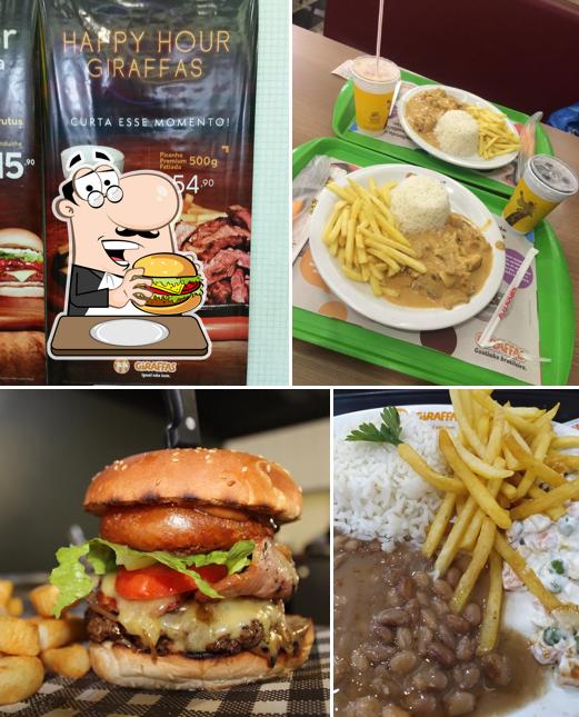 Hambúrguer em Giraffas Miramar Shopping