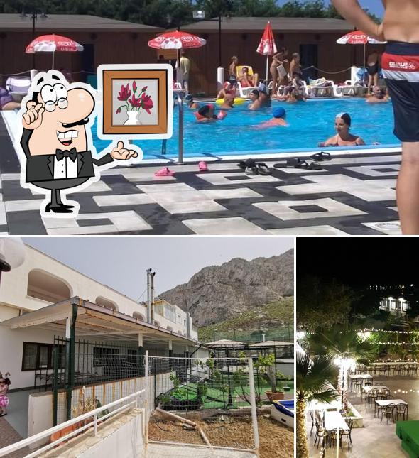 Gli interni di La Scogliera Azzurra - Ristorante - Hotel - Lido