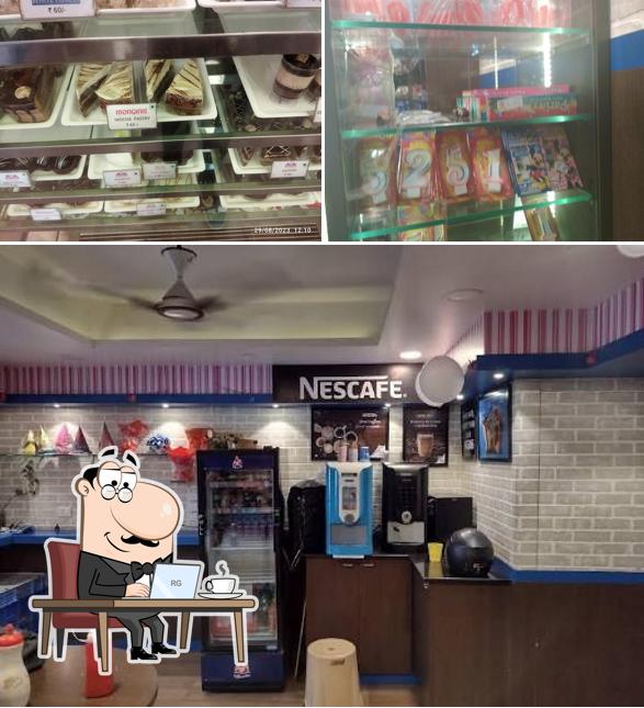 Check out how Monginis Cake Shop looks inside