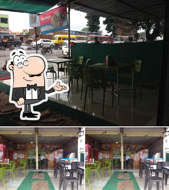 The interior of Pizza Planet