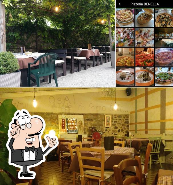 Gli interni di Pizzeria Benella