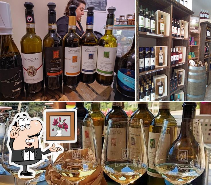 Gli interni di Bottega Fontaleoni San Gimignano