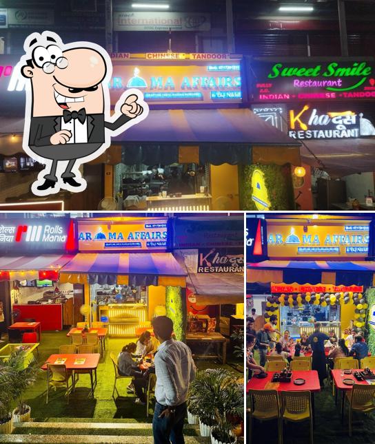 The interior of Aroma Affairs