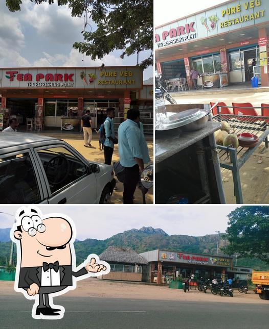 The restaurant's interior and exterior