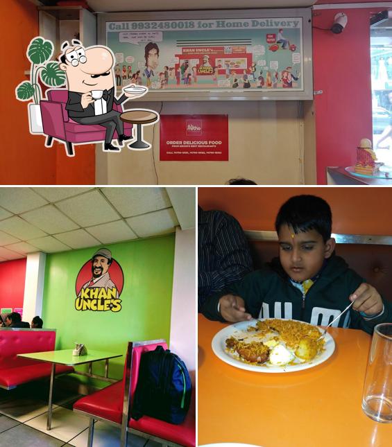 The interior of Khan Uncle's Biryani House