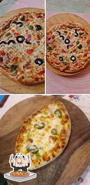 Try out pizza at VM's PIZZA