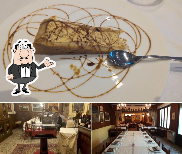 Guarda la foto che mostra la interni e cibo di Ristorante Colombo Polesine Parmense