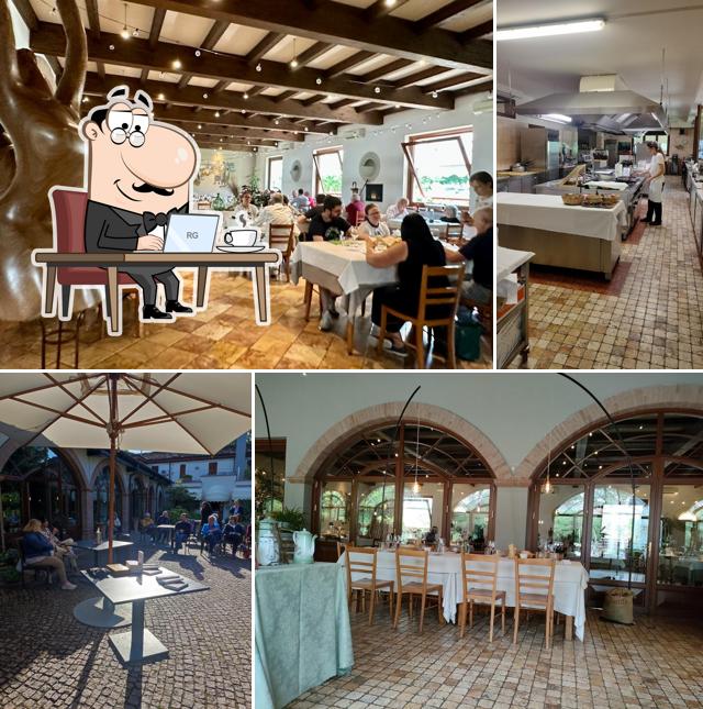 Gli interni di Trattoria Cattivelli