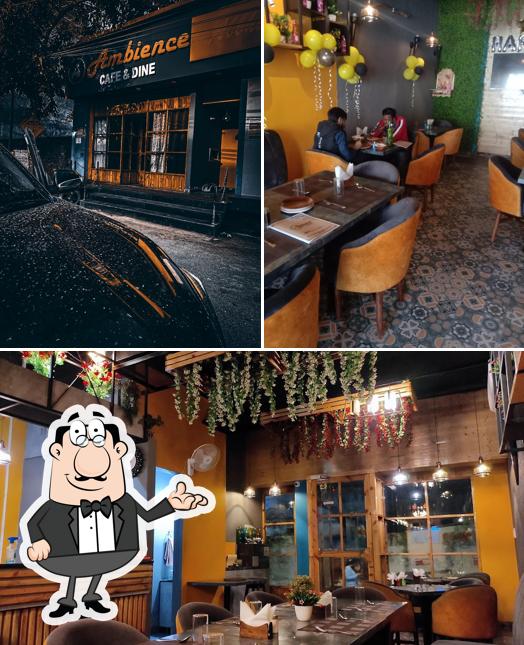 The interior of Ambiance Cafe & Dine