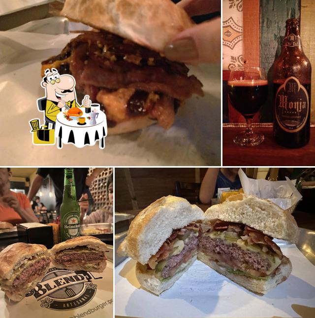 Comida em Blend Burger