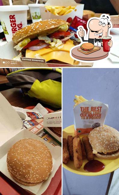 Order a burger at Burger King