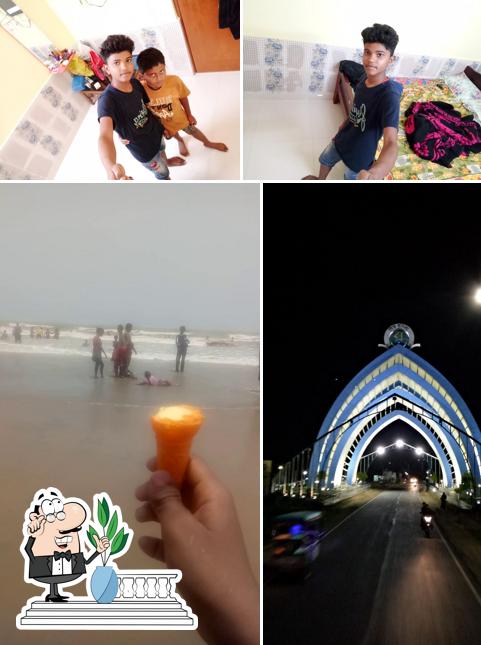 Enjoy the view at the outside area of New Digha Purbasha Hotel & Resturants