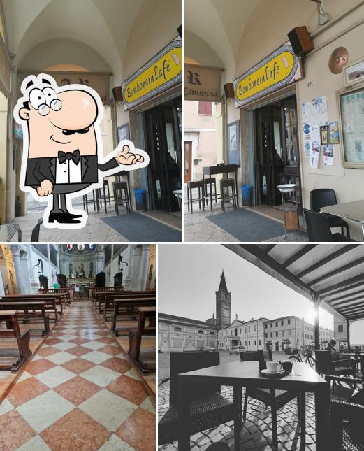 Gli interni di Bombonera Cafè