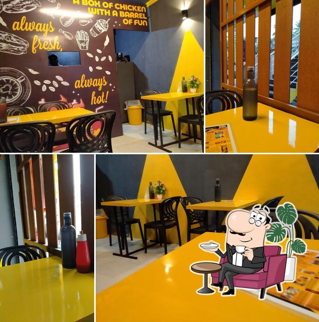 The interior of Brunch Box Cafe