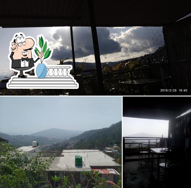 The exterior of Golu Da's Cafe