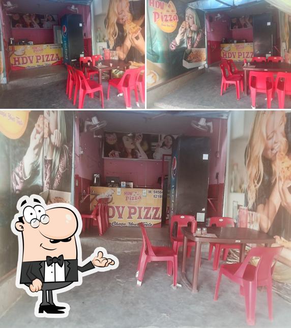 The interior of HDV Pizza