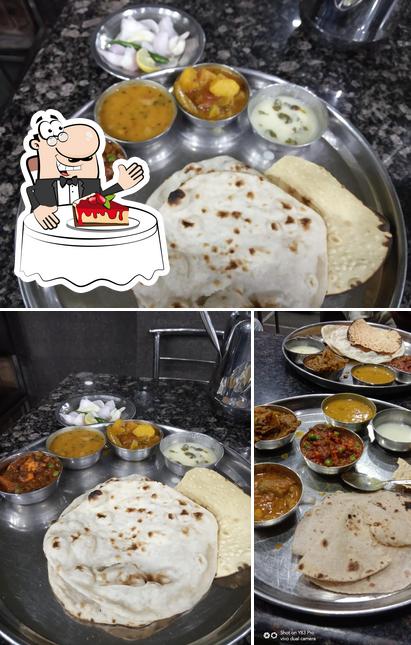 Jai Durga Bhojnalay serves a selection of sweet dishes