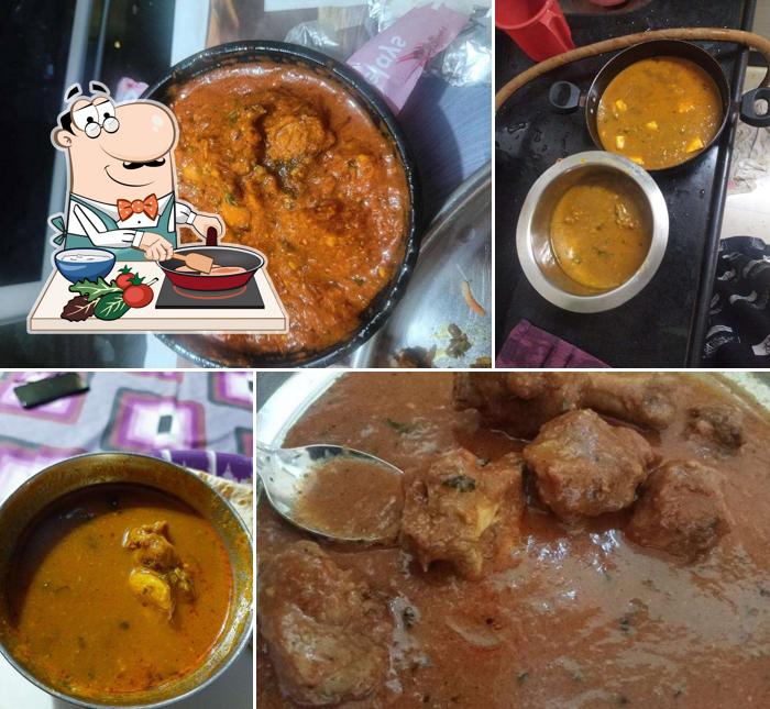 Chicken curry at Mata Pitheori Devi Hotel