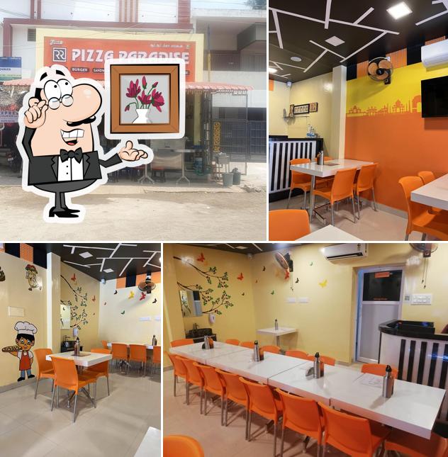 Check out how RR PIZZA PARADISE looks inside