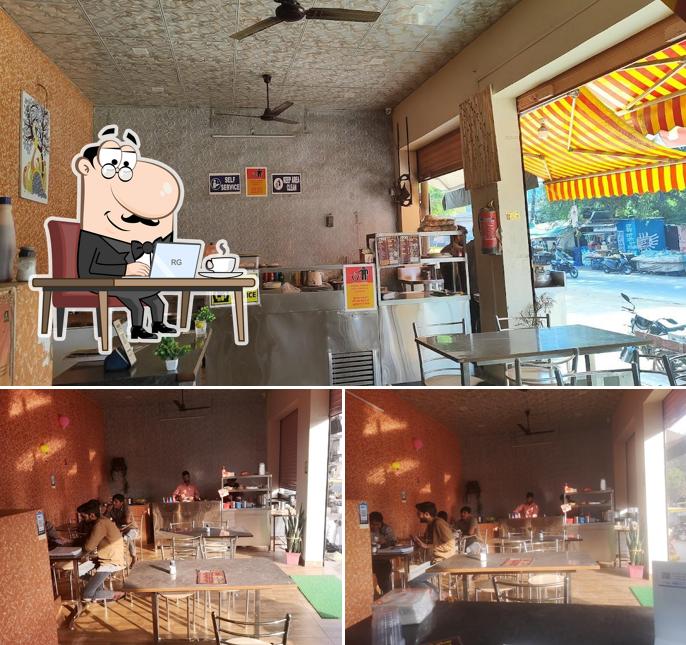 The interior of Raghav Idli Dosa Cafe Center Currently closed