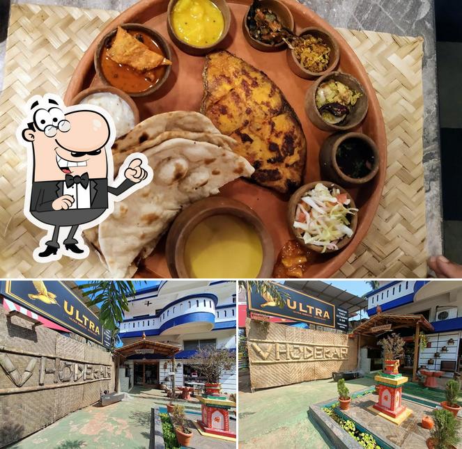This is the photo showing exterior and dessert at Vhodekar Restaurant & Bar