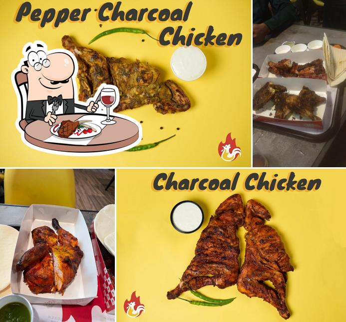 Yalla Chicken serves meat meals