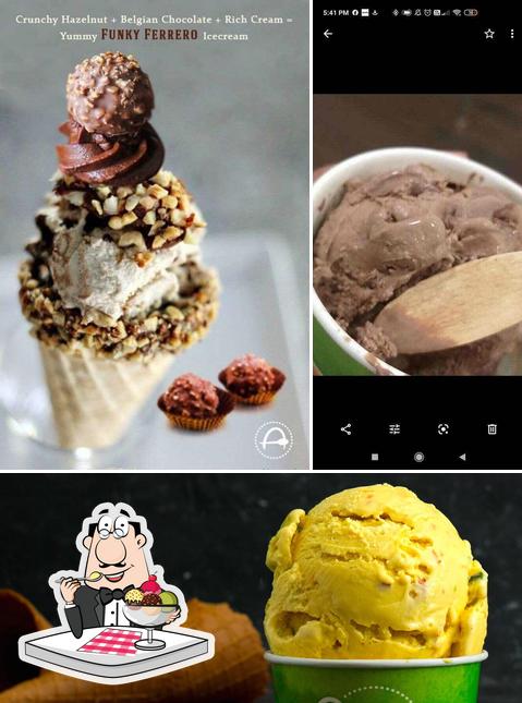 Apsara Ice Creams provides a variety of sweet dishes