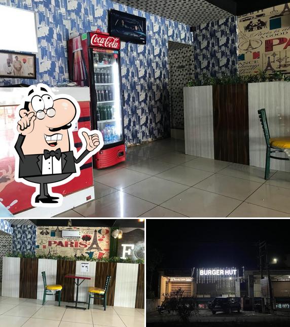 The restaurant's interior and exterior