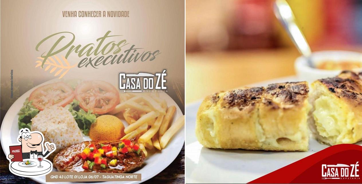 Platos en Casa do Zé Espetaria