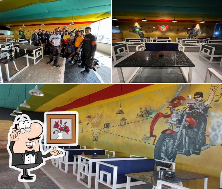 The interior of Falcon Resto Multicuisine Restaurant Best Family Restaurant