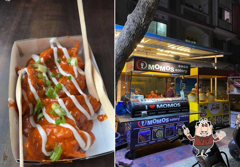 Food at Momos eatery