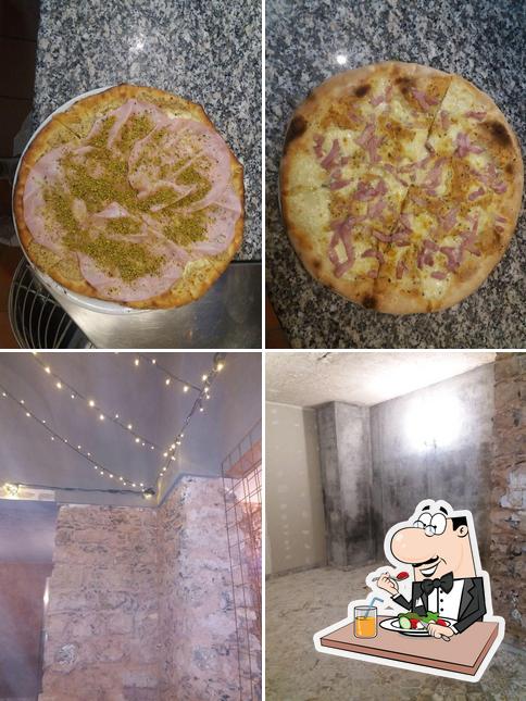 La cibo e interni del ristorante