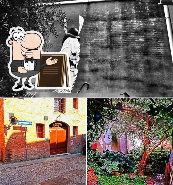 Gli esterni di Korova Milk Bar