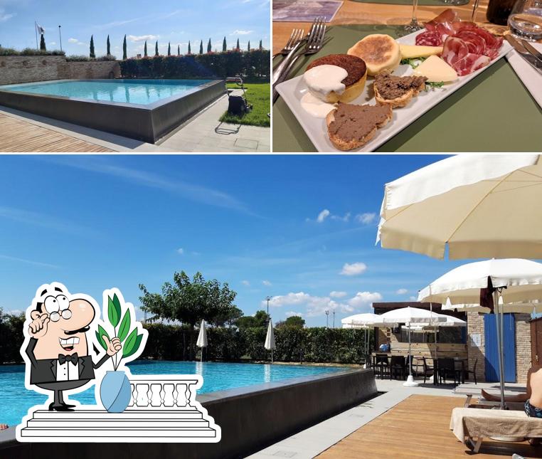 Tra le diverse cose da La Locanda Paradiso si possono trovare la esterno e cibo